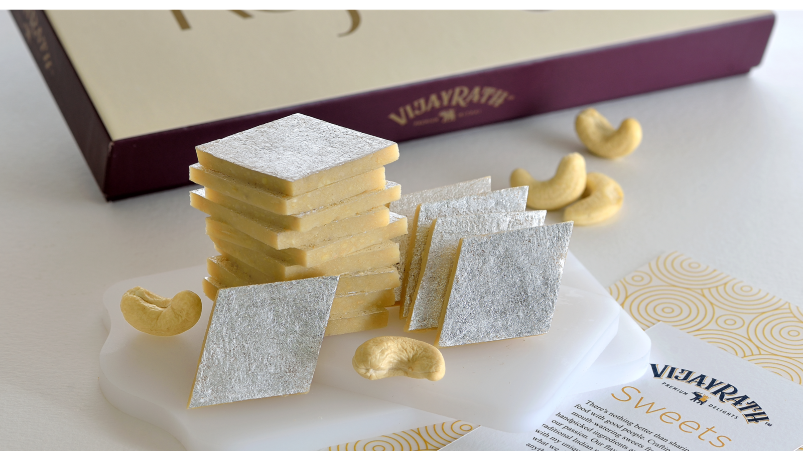 Vijayrath sweets with cashews